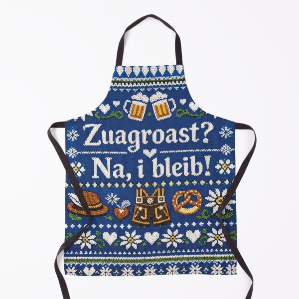 Item preview, Newcomer? No, I'm staying! Bavarian knitwear design designed and sold by Mauswohn.