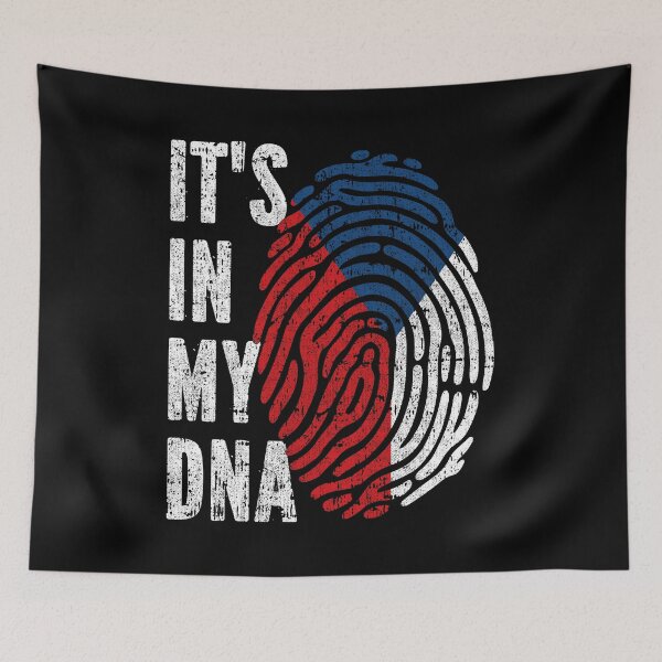 Item preview, IT'S IN MY DNA Czech Republic Flag Roots designed and sold by CosmoKitsch.