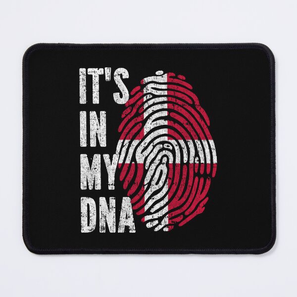 Item preview, IT'S IN MY DNA Denmark Flag Roots designed and sold by CosmoKitsch.