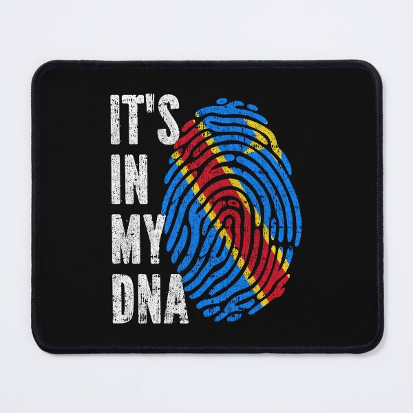 Item preview, IT'S IN MY DNA Democratic Republic of the Congo Flag Roots designed and sold by CosmoKitsch.
