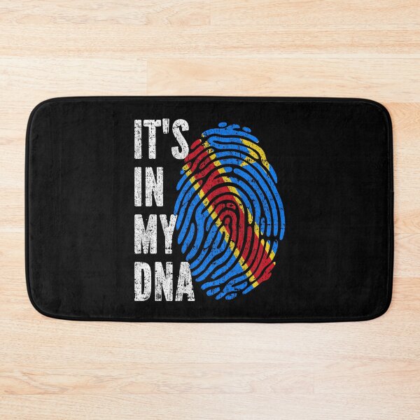 Item preview, IT'S IN MY DNA Democratic Republic of the Congo Flag Roots designed and sold by CosmoKitsch.