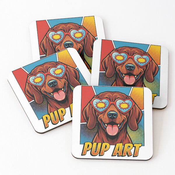 Item preview, Pop Art Redbone Coonhound Retro Dog designed and sold by k3rstman1.