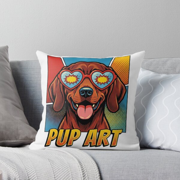 Item preview, Perro retro de estilo pop art Redbone Coonhound designed and sold by k3rstman1.