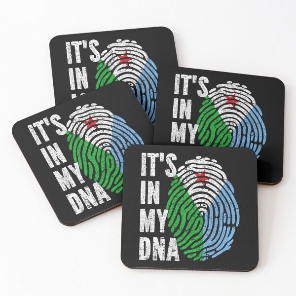 Item preview, IT'S IN MY DNA Djibouti Flag Roots designed and sold by CosmoKitsch.