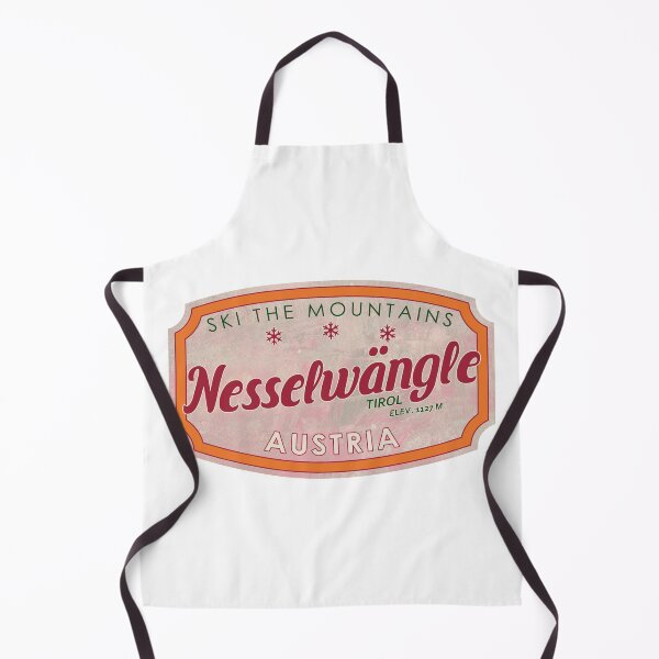 Item preview, Nesselwängle, Austria, Tirol, Ski, textured skiing badge designed and sold by Wanderful-roads.