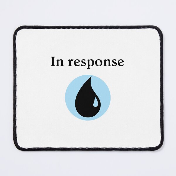 Item preview, In Response Blue Mana MTG Inspired designed and sold by thebirchlers.