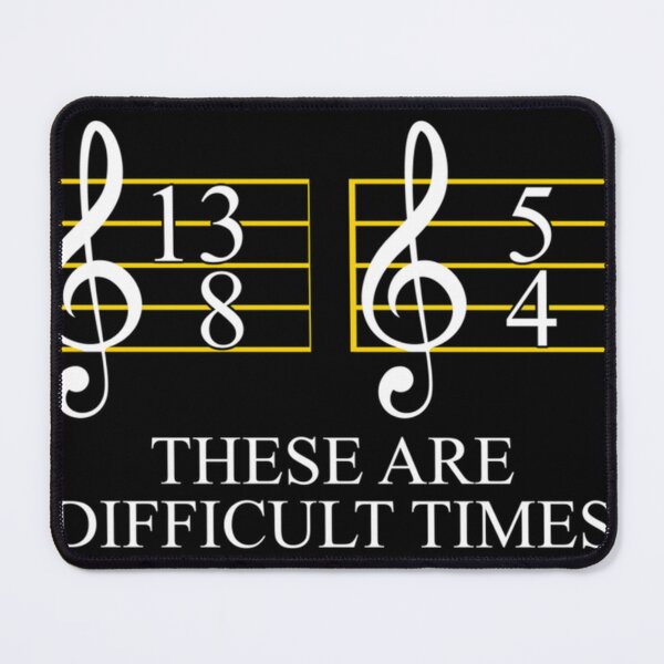 Item preview, Music These Are Difficult Times designed and sold by merch-by-sho.