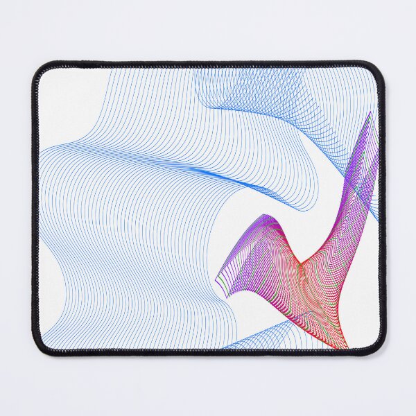 Item preview, Neon Abstract Wave Lines on Transparent Background designed and sold by busurman.