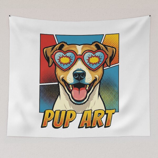Item preview, Pop Art Russell Terrier Retro Dog designed and sold by k3rstman1.