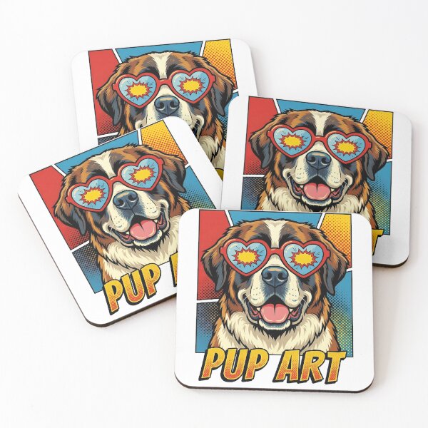 Item preview, Pop Art Saint Bernard Retro Dog designed and sold by k3rstman1.