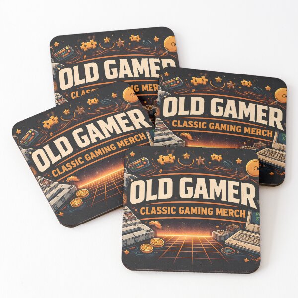 Item preview, Old Gamer Classic Gaming Setup designed and sold by NoSDesignStudio.