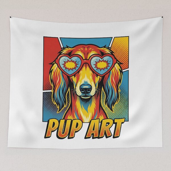 Item preview, Pop Art Saluki Retro Dog designed and sold by k3rstman1.