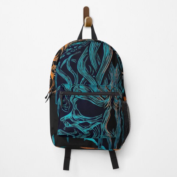 Item preview, octopus orange blue oldschool skull sticker graffiti squid digital artwork game logo team | dejco.art designed and sold by dejco.art.