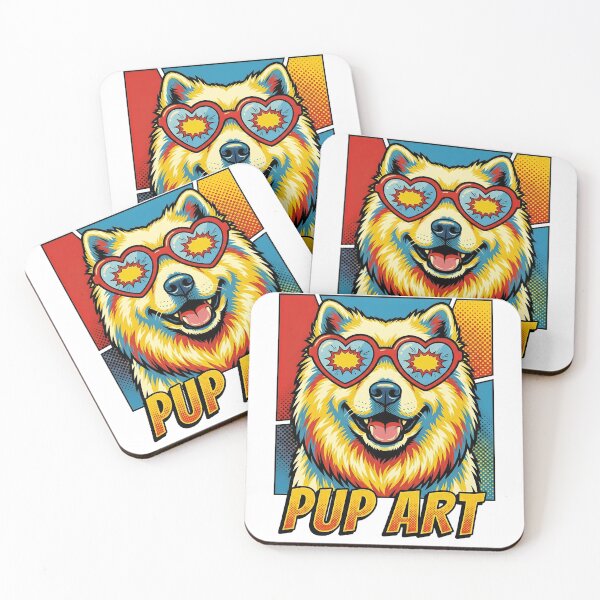 Item preview, Pop Art Samoyed Retro Dog designed and sold by k3rstman1.