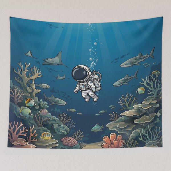 Item preview, Sharks & Coral Reef Adventure designed and sold by hypertype01.