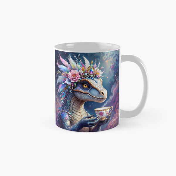 Item preview, Fantasy Dino With Tea designed and sold by VFWChuck.