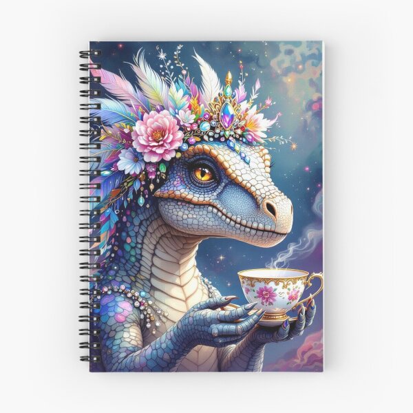 Item preview, Dinosaurio de fantasía con té designed and sold by VFWChuck.