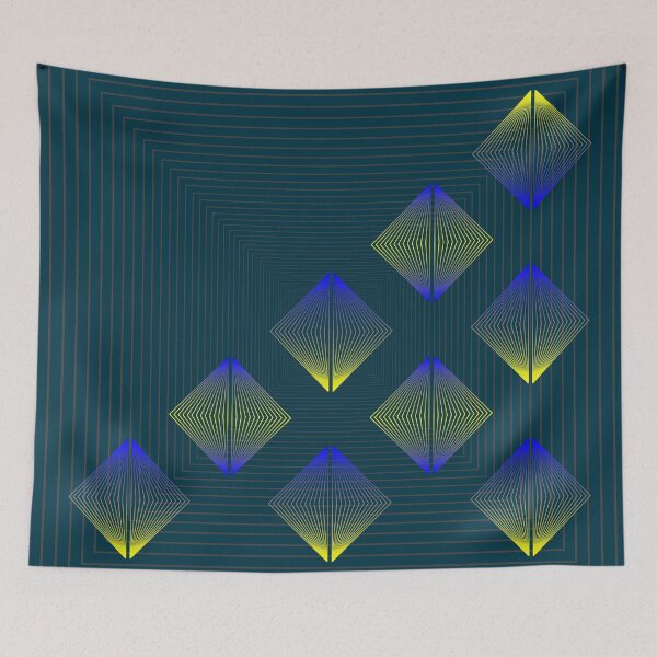 Item preview, Geometric Diamond Lines Background designed and sold by busurman.