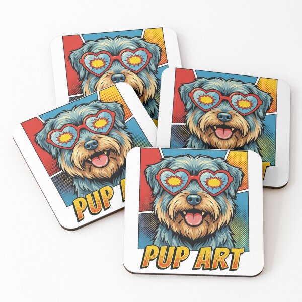 Artikelvorschau, Pop-Art-Seidenterrier im Retro-Stil entworfen und verkauft von k3rstman1.