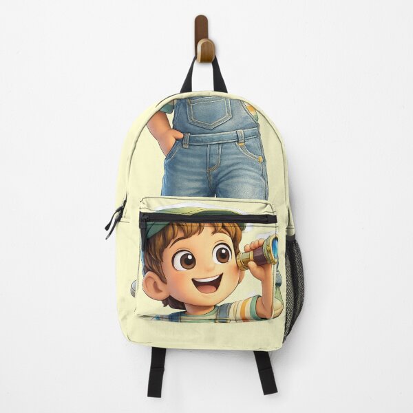 Item preview, Little Boy Explorer with Telescope designed and sold by MonaRose_Art.