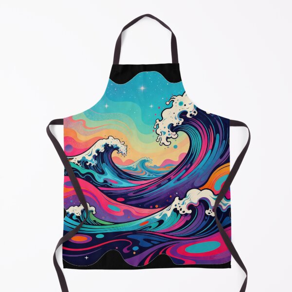 Item preview, Psychedelic Neon Waves – Trippy Pop Art Street Design designed and sold by PLUSHIWORLDtm.