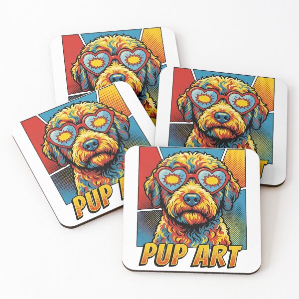 Item preview, Pop Art Spanish Water Dog Retro Dog designed and sold by k3rstman1.