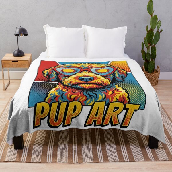 Item preview, Pop Art Spanish Water Dog Retro Dog designed and sold by k3rstman1.