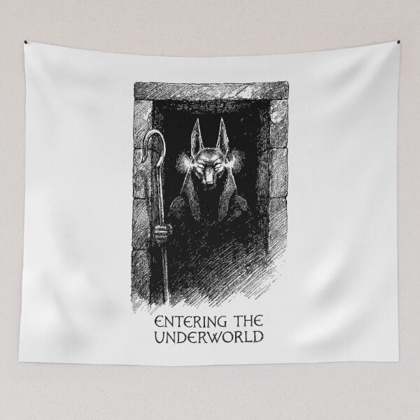 Item preview, The Gatekeeper - Anubis God Egyptian Mythology designed and sold by bapupa.