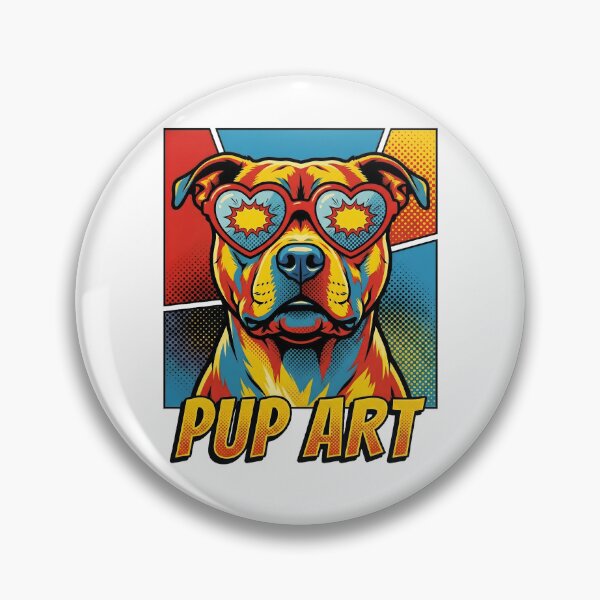 Item preview, Pop Art Staffordshire Bull Terrier Retro Dog designed and sold by k3rstman1.