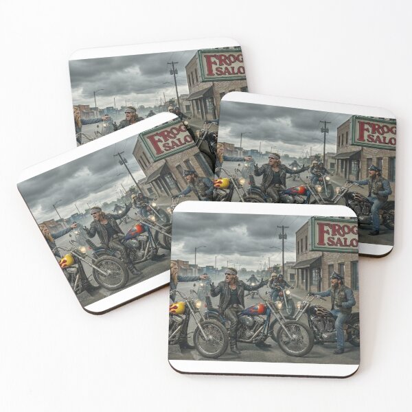 Item preview, BIKERS AT DAYTONA FROGGYS SALOON 60S designed and sold by VERYOLDROAD BY AXTON BROWNING .