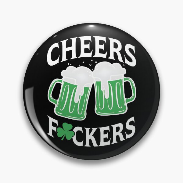 Item preview, Cheers Fuckers Shamrock designed and sold by PatternGallery.