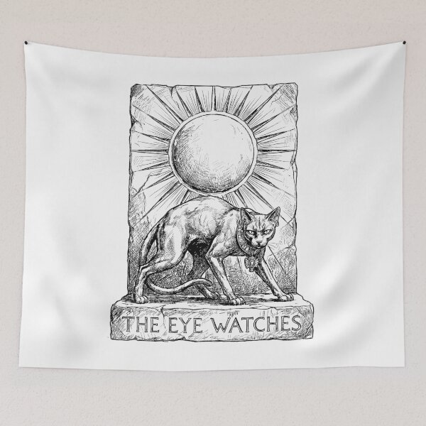 Item preview, The Eye Watches - Bastet Goddess Egyptian Mythology designed and sold by bapupa.