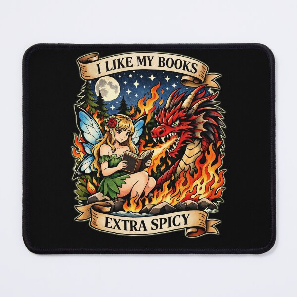 Item preview, Extra Spicy Book Club designed and sold by StaticW0lf Design.