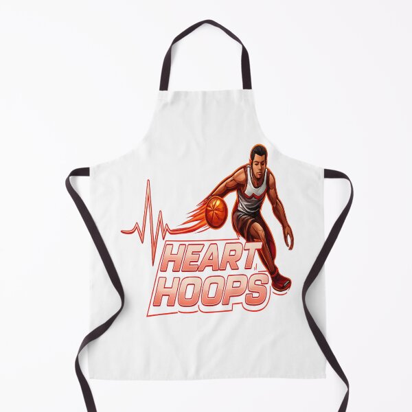 Item preview, Heart Hoops Basketball Passion Player Graphic T-Shirt designed and sold by RMTrendy.