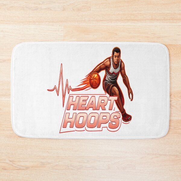 Item preview, Heart Hoops Basketball Passion Player Graphic T-Shirt designed and sold by RMTrendy.