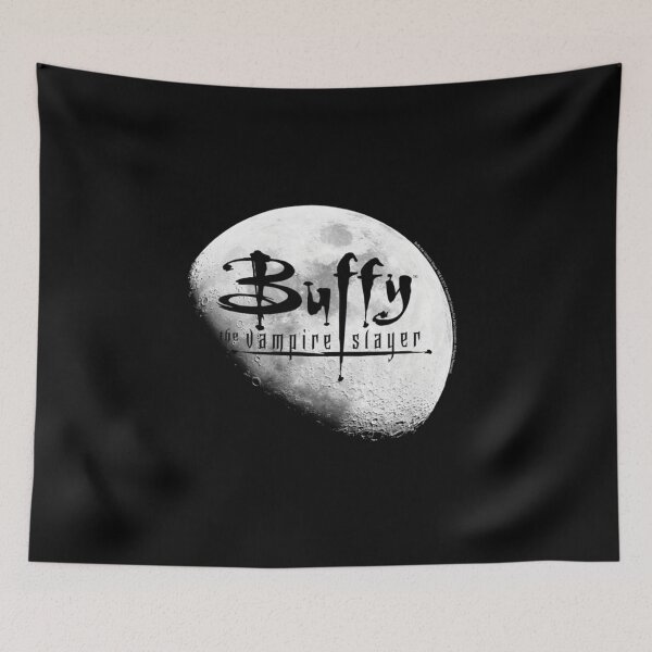 Item preview, Buffy The Vampire Slayer Buffy Logo Moon designed and sold by mohamed-Esa.