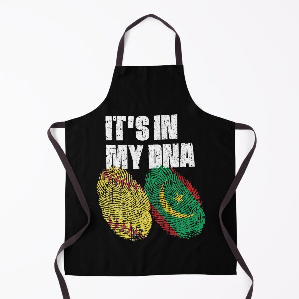 Item preview, IT'S IN MY DNA Softball - Mauritania Flag Fingerprint  designed and sold by CosmoKitsch.