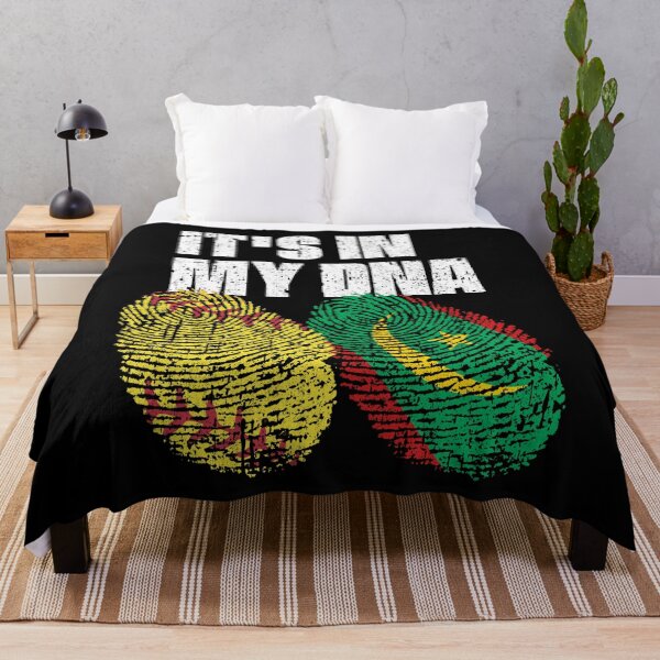 Item preview, IT'S IN MY DNA Softball - Mauritania Flag Fingerprint designed and sold by CosmoKitsch.