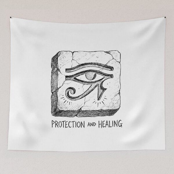Item preview, The Wedjat Eye - Horus God Egyptian Mythology designed and sold by bapupa.