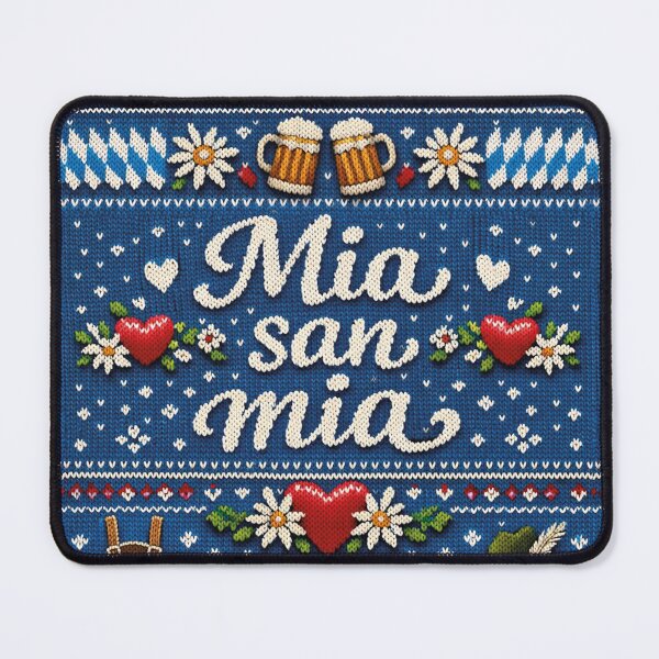 Item preview, Mia san mia Bavarian Heart Knitwear Design designed and sold by Mauswohn.