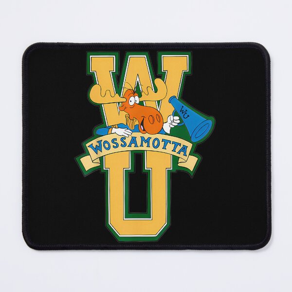 Item preview, Rocky And Bullwinkle Wossamotta U Logo Graphic designed and sold by mohamed-Esa.