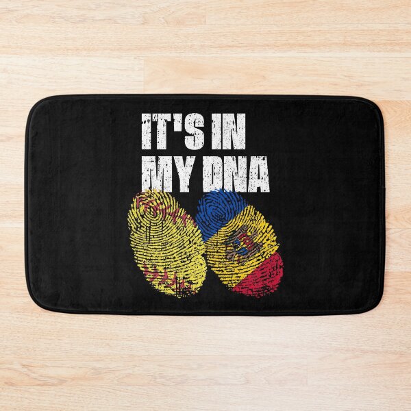 Item preview, IT'S IN MY DNA Softball - Moldova Flag Fingerprint  designed and sold by CosmoKitsch.