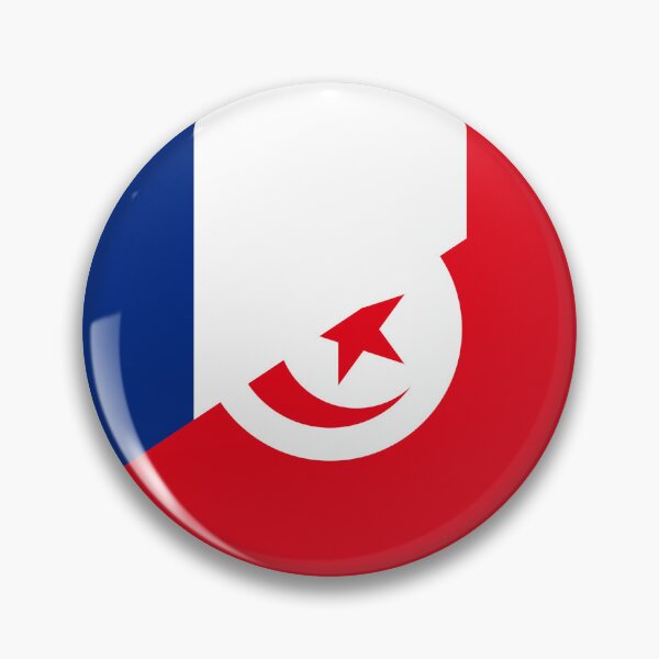 Item preview, France Tunisia Flag designed and sold by Carl's Clothing.