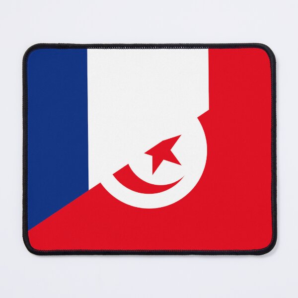 Item preview, France Tunisia Flag designed and sold by Carl's Clothing.