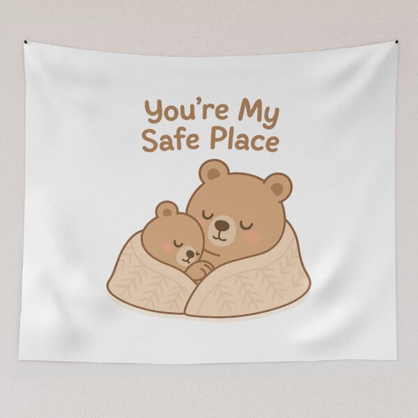 Item preview, Bear Love – You’re My Safe Place designed and sold by Pineapple-Tree.