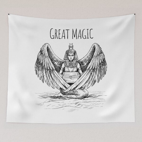 Item preview, Wings of Protection - Isis Goddess Egyptian Mythology designed and sold by bapupa.
