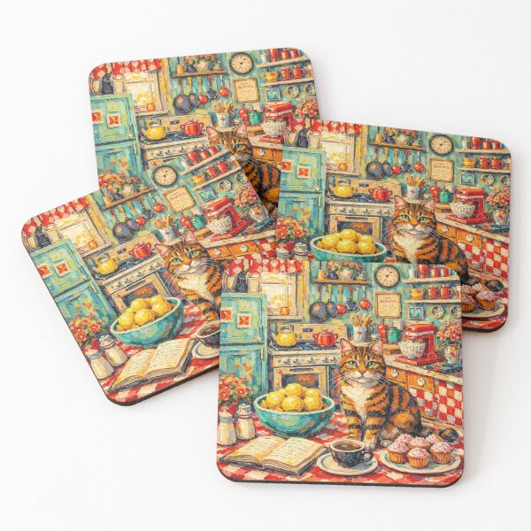 Item preview, Tiger Cat Vintage Kitchen designed and sold by VFWChuck.