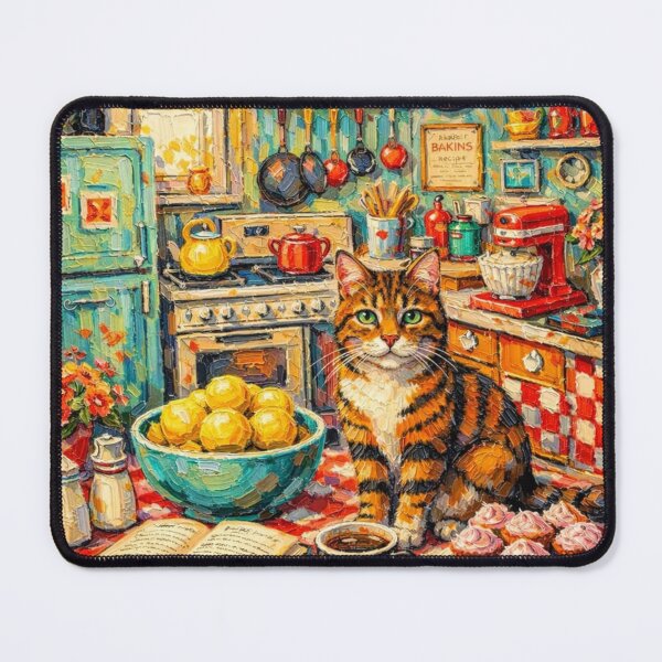 Item preview, Tiger Cat Vintage Kitchen designed and sold by VFWChuck.