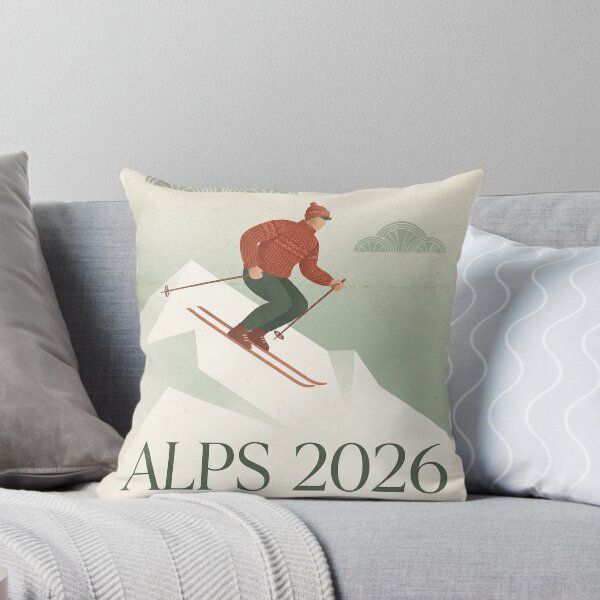 Item preview, Milano Cortina 2026 – Alpine Luxury Vintage Ski Poster designed and sold by KAYJAY DESIGNS.