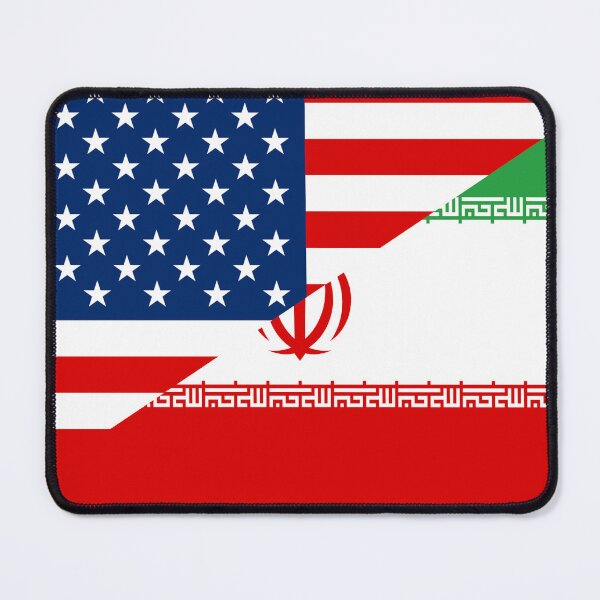 Item preview, USA Iran Flag designed and sold by Carl's Clothing.